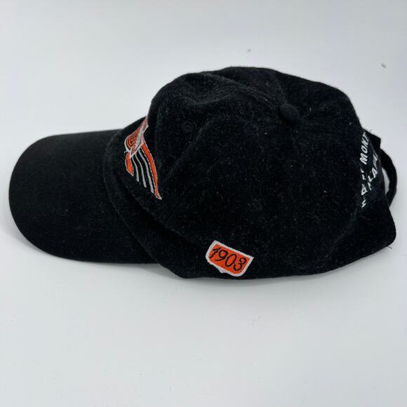 Vintage Head Shots Harley Davidson Black Velvet Strapback Hat/Cap Montgomery, AL - Picture 4 of 7